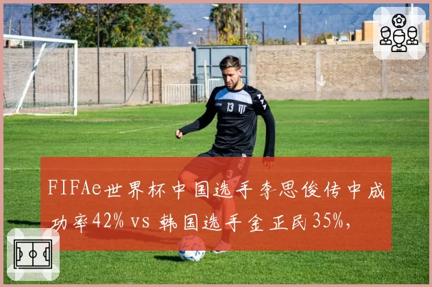 FIFAe世界杯中国选手李思俊传中成功率42% vs 韩国选手金正民35%，边路进攻体系博弈